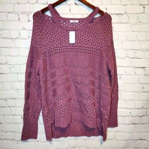 Maurice's cold shoulder sweater sz 1 plus